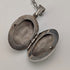 Vintage Sterling Silver Oval Locket Pendant 4.3g with Necklace